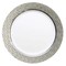 Smarty Had A Party 7.5" White with Silver Hammered Rim Round Plastic Appetizer/Salad Plates (120 Plates), 120PK 857-CASE - alternate 6
